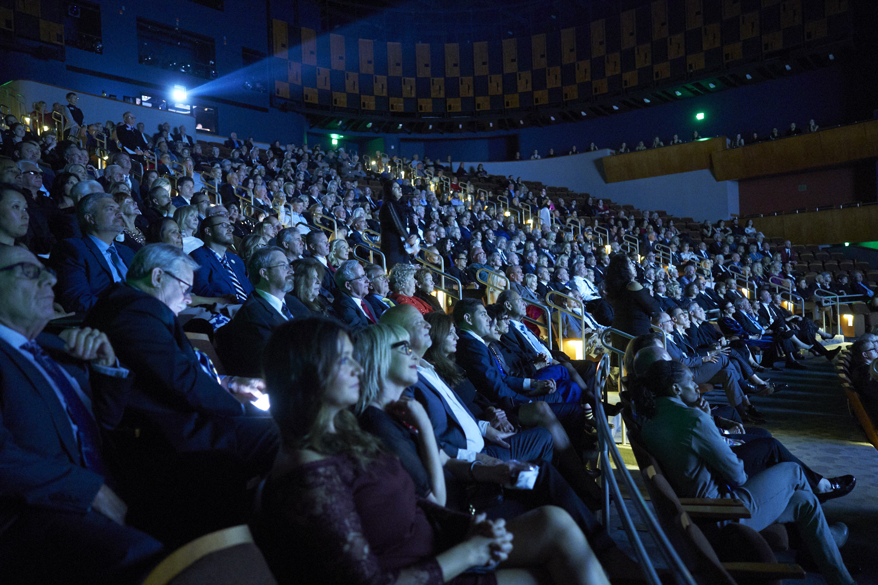 An audience of the symphony