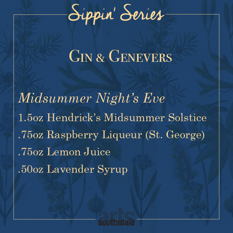 Gin and Genevers Recipe Card