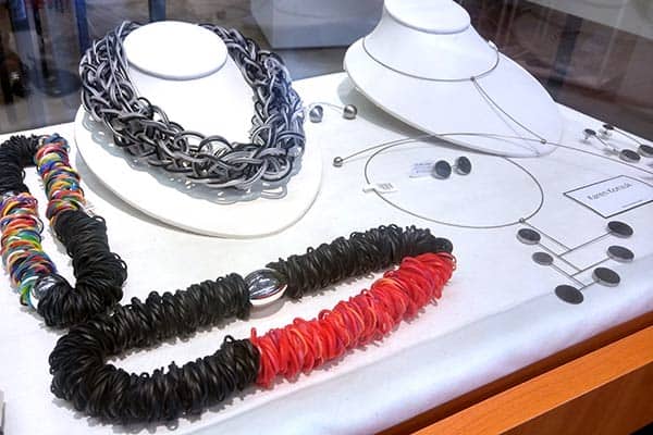Store_Jewelry Jewelry display at an art fair